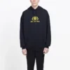 Sweats à capuche oversize en maille interlock BB « Noir Jaune » 578138TEV191361