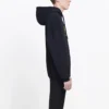 Sweats à capuche oversize en maille interlock BB « Noir Jaune » 578138TEV191361