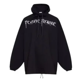 Sweats à capuche oversize « Femme Fatale » « Noir » 482217TTK141000