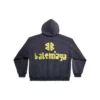 Sweats à capuche oversize « Navy Blue » avec poches déchirées Tape Type 744441TOVB14140