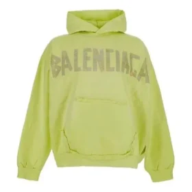 Sweats à capuche oversize à poches déchirées « Fluo Yellow » 744441TOVB17204