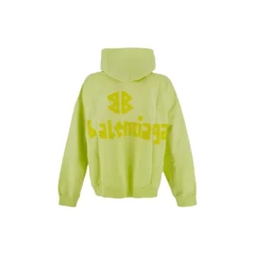 Sweats à capuche oversize à poches déchirées « Fluo Yellow » 744441TOVB17204