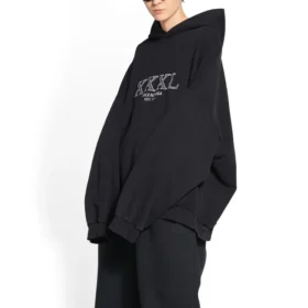 Sweats à capuche oversize XXXL « Noir Blanc » 713677TNVD91070