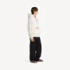Sweats à capuche oversize zippés pour homme, motif tatouage, couleur crème Sweats à capuche oversize zippés pour homme, motif tatouage, couleur crème