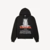 Sweats à capuche oversize zippés « The Door » pour homme, noir Sweats à capuche oversize zippés « The Door » pour homme, noir
