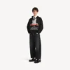 Sweats à capuche oversize zippés « The Door » pour homme, noir Sweats à capuche oversize zippés « The Door » pour homme, noir