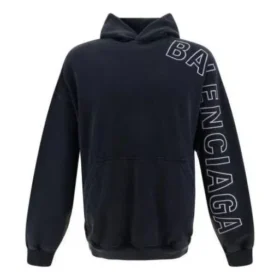 Sweats à capuche Oversized « Black Faded » 739024TOVV29034