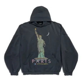 Sweats à capuche Paris Liberty Oversize « Noir » 739024TQVS11083 Sweats à capuche Paris Liberty Oversize « Noir » 739024TQVS11083