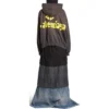 Sweats à capuche à poche déchirée Tape Type coupe large « Gris foncé » 744441TQVA98519