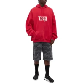 Sweats à capuche Popover « Raspberry White » avec votre logo 651799-TKV83-6295