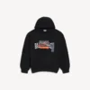 Sweats à capuche pour homme « Bumper Stickers » coupe moyenne, noir