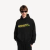 Sweats à capuche pour homme « Messy Spray » coupe moyenne, noir Sweats à capuche pour homme « Messy Spray » coupe moyenne, noir
