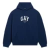 Sweats à capuche Pride coupe carrée « Navy » 651799TLV548561
