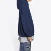 Sweats à capuche Pride coupe carrée « Navy » 651799TLV548561