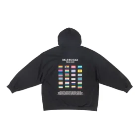 Sweats à capuche Pride coupe carrée « Noir » 651799TMVO31070
