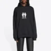 Sweats à capuche Pride coupe carrée « Noir » 651799TMVO31070
