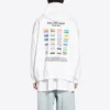 Sweats à capuche Pride, coupe carrée « White » 651799TMVO30904