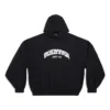 Sweats à capuche rond Back Flip Oversized « Noir Blanc » 761458TPVG11070