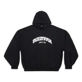 Sweats à capuche rond Back Flip Oversized « Noir Blanc » 761458TPVG11070 Sweats à capuche rond Back Flip Oversized « Noir Blanc » 761458TPVG11070