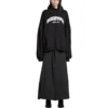 Sweats à capuche rond Back Flip Oversized « Noir Blanc » 761458TPVG11070