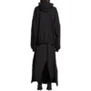 Sweats à capuche rond Back Flip Oversized « Noir Blanc » 761458TPVG11070