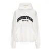 Sweats à capuche rond oversize Back Flip « White Black » 761458TPVG19040