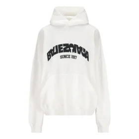 Sweats à capuche rond oversize Back Flip « White Black » 761458TPVG19040 Sweats à capuche rond oversize Back Flip « White Black » 761458TPVG19040