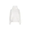 Sweats à capuche rond oversize Back Flip « White Black » 761458TPVG19040