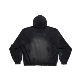 Sweats à capuche sans poches Paris Moon Oversized « Black Faded » 744462TOVE31055 Sweats à capuche sans poches Paris Moon Oversized « Black Faded » 744462TOVE31055