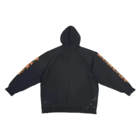 Sweats à capuche SBalenciaga Metallica coupe oversize « Black Orange » 697879TMV891055