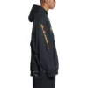 Sweats à capuche SBalenciaga Metallica coupe oversize « Black Orange » 697879TMV891055