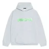 Sweats à capuche Slime coupe ample « Gris-vert » 674986TLVF21203
