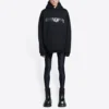 Sweats à capuche Slime coupe large « Noir » 674986TLVF21069