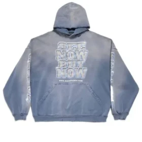Sweats à capuche Snbn « Blue » 739024TQVE74108 Sweats à capuche Snbn « Blue » 739024TQVE74108