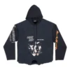 Sweats à capuche Speed Hunters Upside Down Oversized « Black Faded » 698156TMVD11000