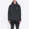 Sweats à capuche Sporty B coupe moyenne « Noir » 600583TLVA11070
