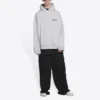 Sweats à capuche Turn coupe ample « Gris chiné noir » 674986TLVB41167