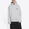 Sweats à capuche Turn coupe ample « Gris chiné noir » 674986TLVB41167