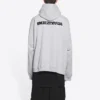 Sweats à capuche Turn coupe ample « Gris chiné noir » 674986TLVB41167