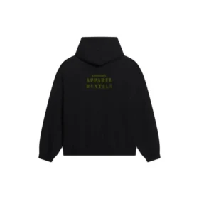 Sweats à capuche World Wide Logo Popover « Black Yellow » 674986TLVA71361