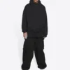 Sweats à capuche World Wide Logo Popover « Black Yellow » 674986TLVA71361