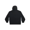 Sweats à capuche zippés avec boucle extérieure, coupe ajustée « Black Faded » 744454TOVF51055