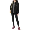 Sweats à capuche zippés avec logo brodé « Noir » 674719TLVH81070