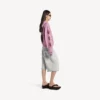 Sweats à capuche zippés Balenciaga Sacra Cœur pour femme, coupe moyenne, couleur vieux rose Sweats à capuche zippés Balenciaga Sacra Cœur pour femme, coupe moyenne, couleur vieux rose