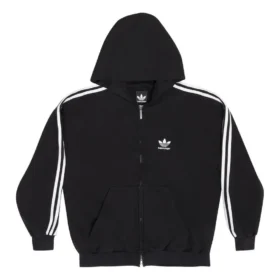 Sweats à capuche zippés Balenciaga x adidas « Black White » 723754TNVN28482 Sweats à capuche zippés Balenciaga x adidas « Black White » 723754TNVN28482