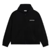 Sweats à capuche zippés coupe ample « Noir » 674719TLVB49034
