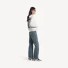 Sweats à capuche zippés coupe classique pour femme « Salon de Couture » en blanc