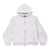 Sweats à capuche zippés dans le dos, coupe classique « Dirty White baby-pink » 803264TSVP12420