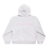 Sweats à capuche zippés dans le dos, coupe classique « Dirty White baby-pink » 803264TSVP12420