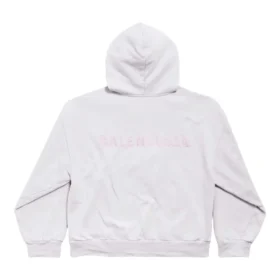 Sweats à capuche zippés dans le dos, coupe classique « Dirty White baby-pink » 803264TSVP12420